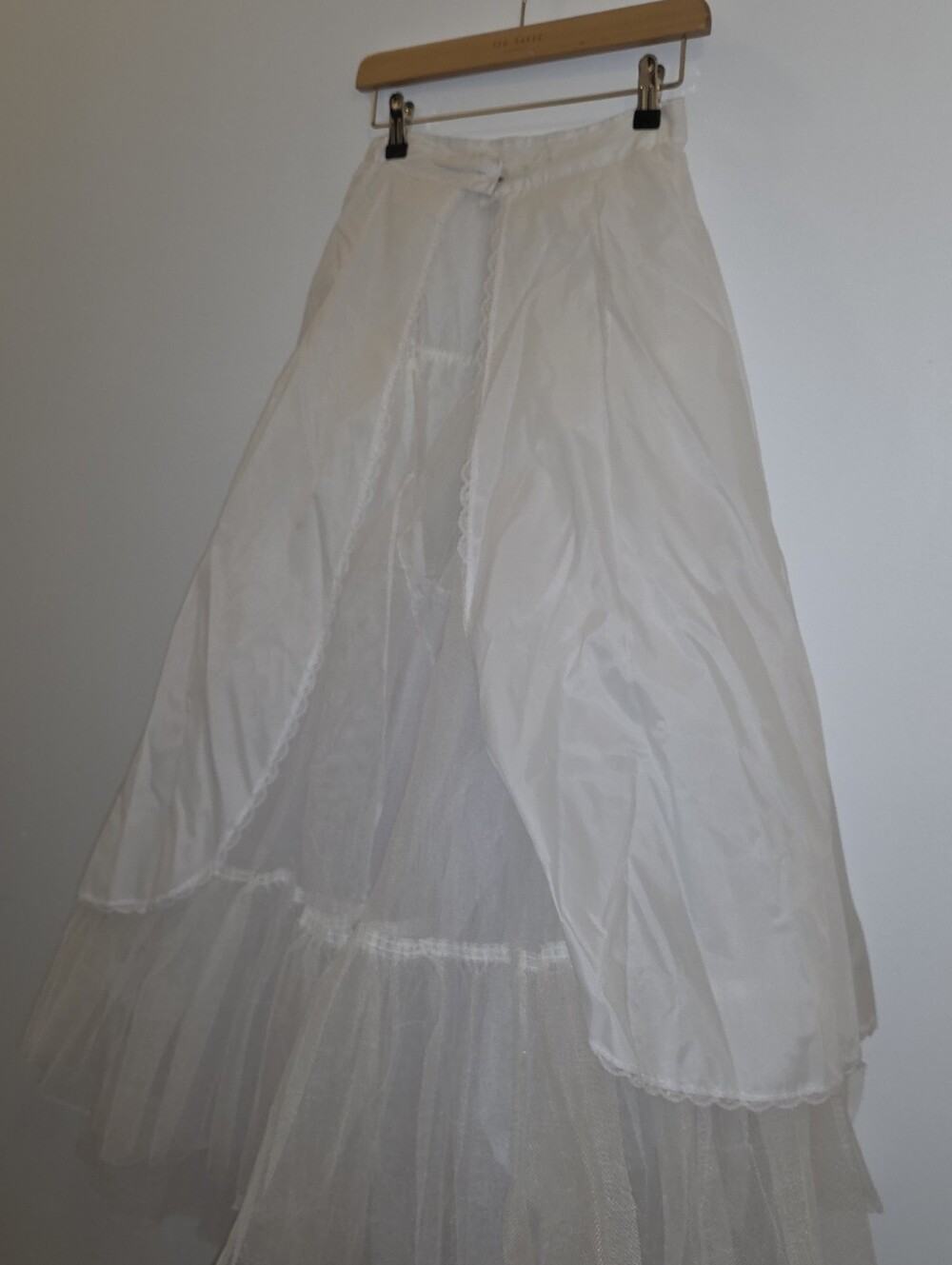 White Bridal Petticoat Skirt